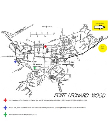 Fort Leonard Wood Map PDF