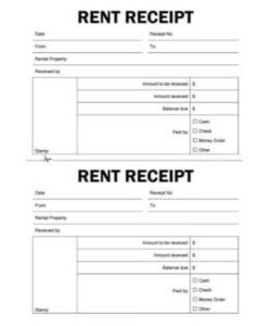 🆓 Free Rent Receipt Template PDF - Free Download (PRINTABLE)