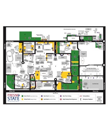 Fresno State Map PDF