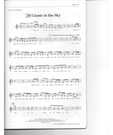 Giants In The Sky Sheet Music PDF