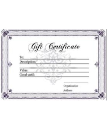 Gift Certificate Template PDF