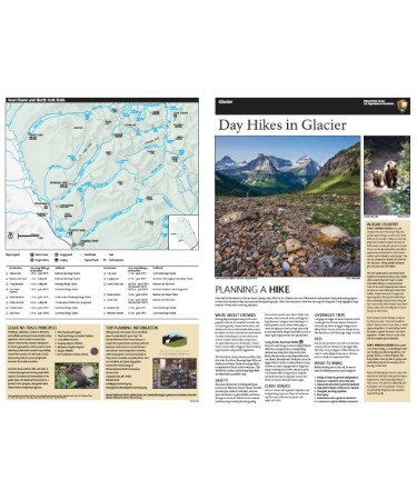 🏞 Glacier National Park Trail Map PDF - Free Download (PRINTABLE)