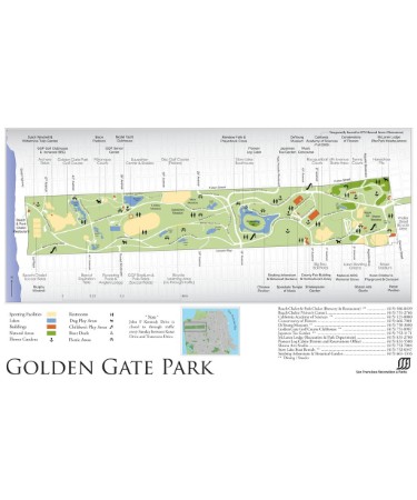 Golden Gate Park Map PDF