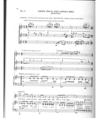 Green Finch And Linnet Bird Sheet Music PDF