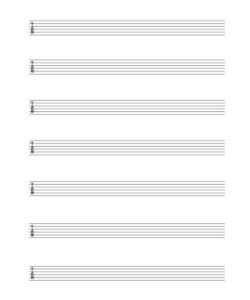 🎸 Guitar Tab Sheet Music PDF - Free Download (PRINTABLE)