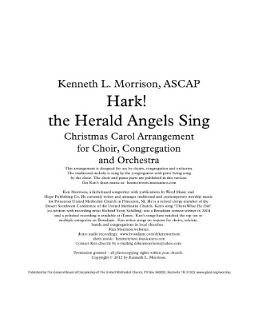 Hark The Herald Angels Sing Sheet Music PDF