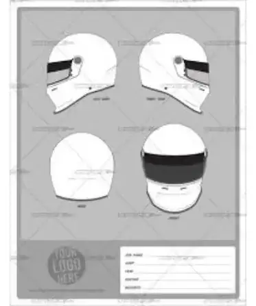 Helmet Template Pdf Free Download Printable