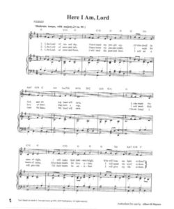 🆔 Here I Am Lord Sheet Music PDF - Free Download (PRINTABLE)