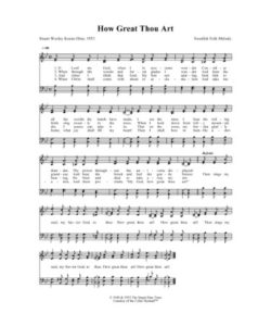🎨 How Great Thou Art Sheet Music PDF - Free Download (PRINTABLE)