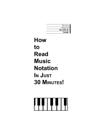 How To Read Piano Sheet Music PDF