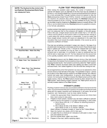 Hydrant Flow Chart PDF