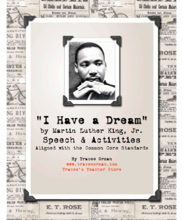 I Have A Dream Speech Worksheet PDF