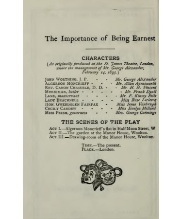 Importance of Being Earnest PDF