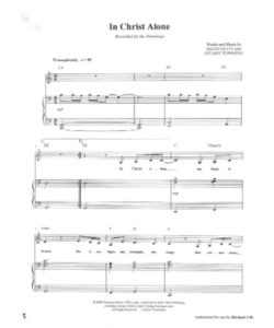 in christ alone lyrics and piano chords