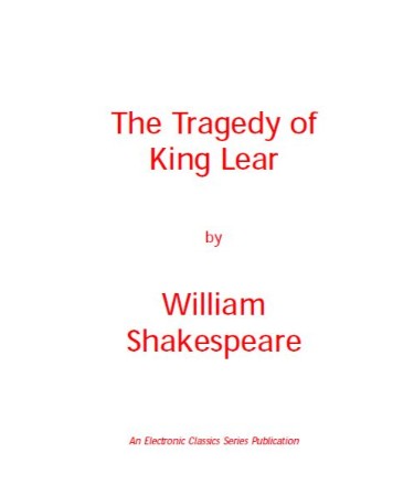 King Lear PDF