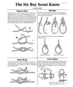 👦 Boy Scout Knots - The Six Essential Scout Knots (GUIDE)