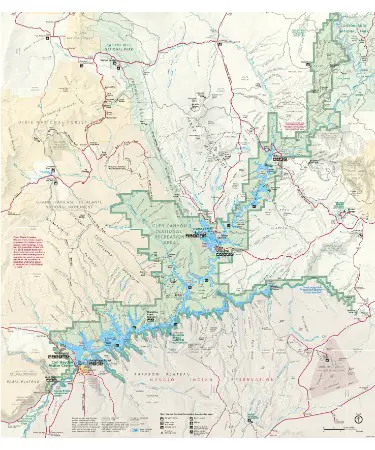 Lake Powell Map PDF