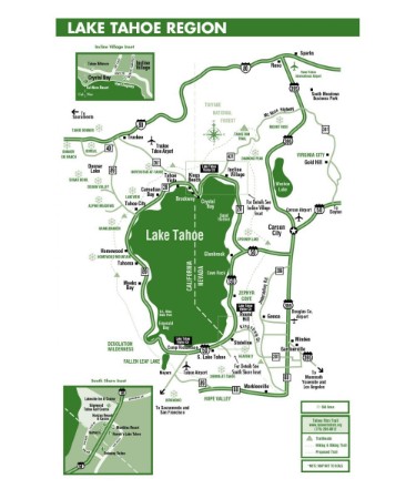Lake Tahoe Map PDF