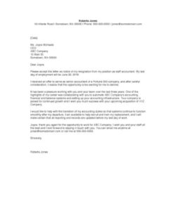 💌 Letter Of Resignation Template PDF - Free Download (PRINTABLE)