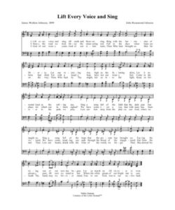 Lift Every Voice And Sing Sheet Music PDF – Scouting Web