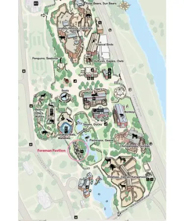 Lincoln Park Zoo Map PDF