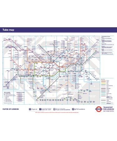 London Tube Map PDF