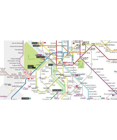 🚇 Madrid Metro Map PDF - Free Download (PRINTABLE)