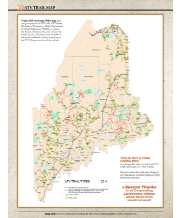 Maine ATV Trail Map PDF