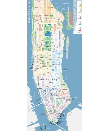 Manhattan Street Map Printable PDF