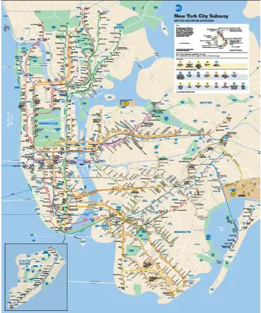 Manhattan Subway Map PDF