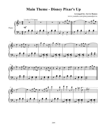 Married Life Sheet Music PDF