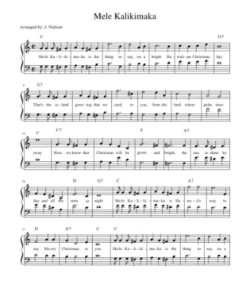 🎸 Mele Kalikimaka Sheet Music PDF - Free Download (PRINTABLE)