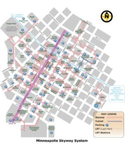 🗺 Minneapolis Skyway Map PDF - Free Download (PRINTABLE)