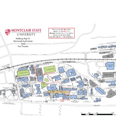 Montclair State University Map 🏫 Montclair State University Map Pdf - Free Download (Printable)