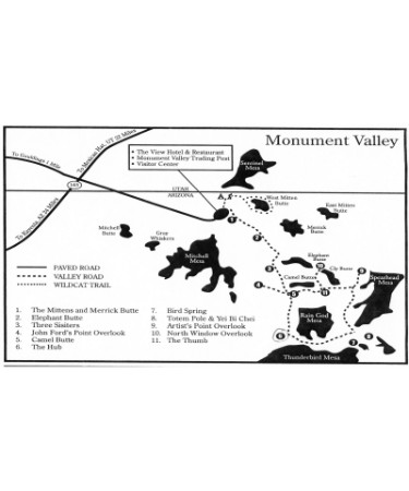 Monument Valley Map PDF
