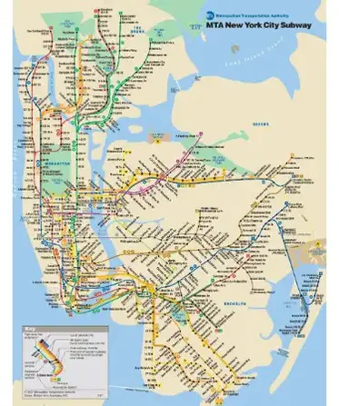 New York Subway Map Pdf 🗺 Mta Nyc Subway Map Pdf - Free Download (Printable)