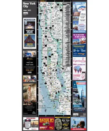 New York Tourist Map PDF