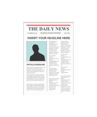 word newspaper template free download