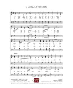 ⭕ O Come All Ye Faithful Sheet Music PDF - Free Download (PRINTABLE)