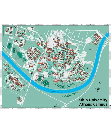 Ohio University Map PDF