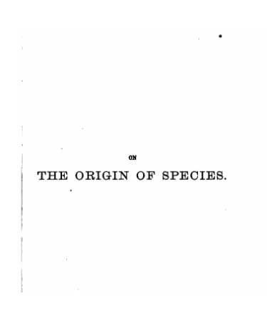 On The Origin Of Species PDF