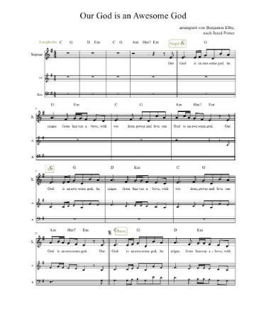 Our God Is An Awesome God Sheet Music PDF