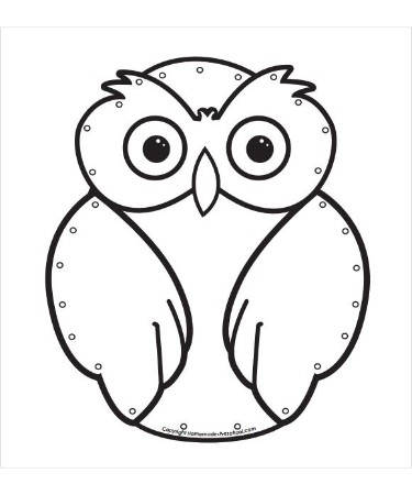 Owl Template PDF