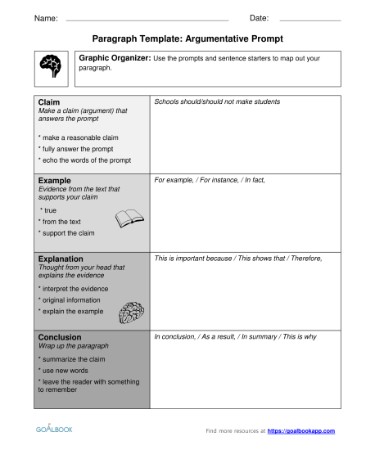 Paragraph Template PDF