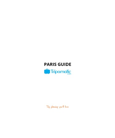 Paris Map PDF