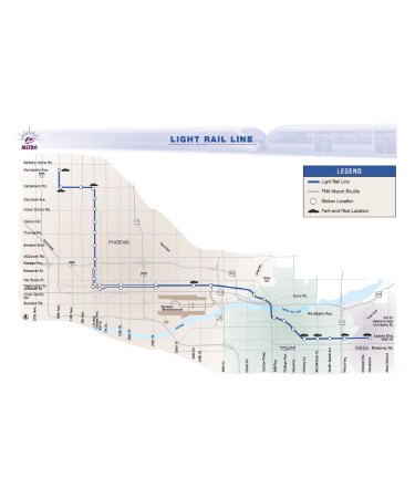 Phoenix Light Rail Map PDF