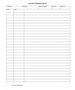 🎶 Progress Note Template PDF - Free Download (PRINTABLE)