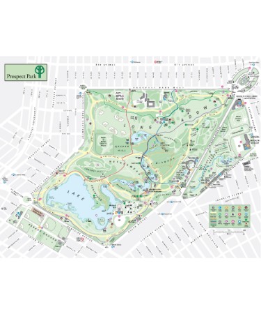 Prospect Park Map PDF