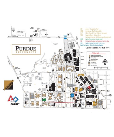 Purdue Campus Map Printable