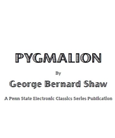 Pygmalion PDF